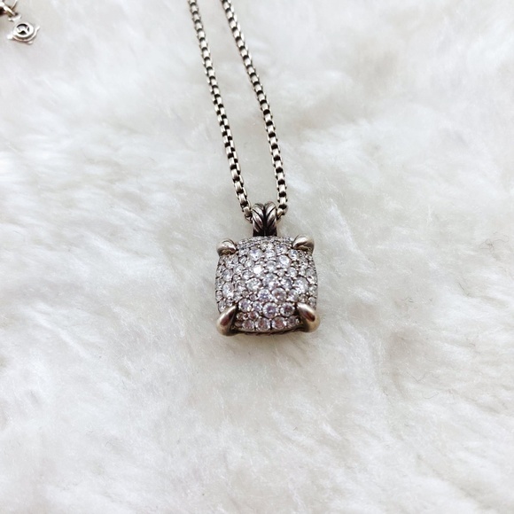 David Yurman Diamond Necklace - Picture 1 of 10